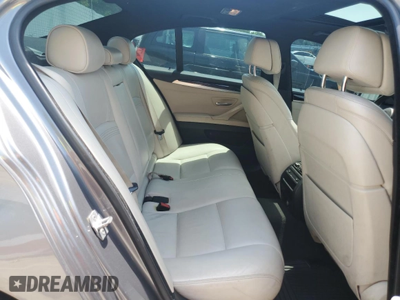 2014 BMW 5 Series 550i xDrive with VIN WBAKP9C51EDZ34830, listed as a Copart auction lot 59906435 with 123,709 mi miles and Salvage title. Bid and sale history available at DreamBid. Image 10.