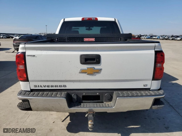 2018 Chevrolet Silverado 1500 LT with VIN 3GCPCREC8JG457116, listed as a Copart auction lot 45709975 with 123,061 mi miles and Salvage Title. Bid and sale history available at carsss.com. Image 6.