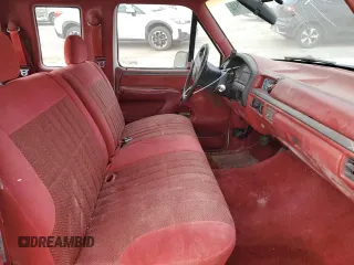 1992 Ford F-150 with VIN 1FTEX15N5NKA30134, listed as a Copart auction lot 76131814 with 213,258 mi miles and Salvage Title. Bid and sale history available at carsss.com. Image 7.