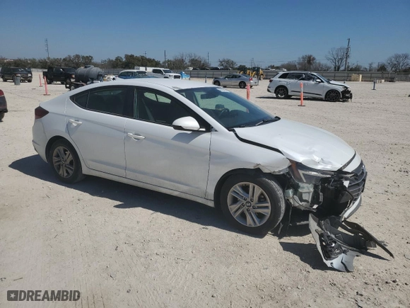 2019 Hyundai Elantra SEL with VIN 5NPD84LF8KH423853, listed as a Copart auction lot 48943405 with 169,044 mi miles and Salvage Title. Bid and sale history available at carsss.com. Image 4.