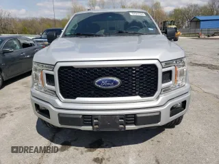 2018 Ford F-150 XL with VIN 1FTEW1C54JKF74723, listed as a Copart auction lot 52547465 with 107,232 mi miles and Salvage title. Bid and sale history available at DreamBid. Image 5.