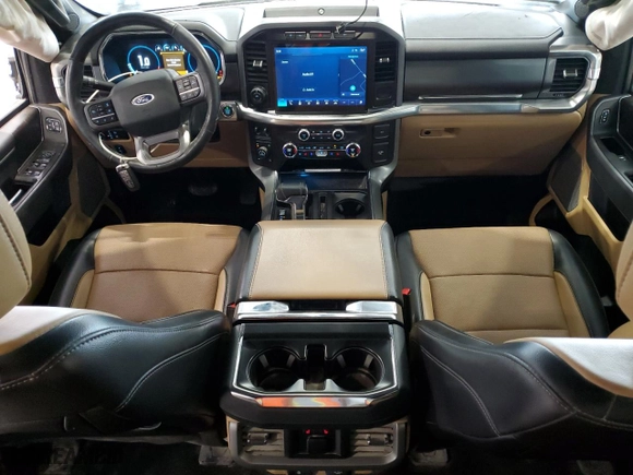 2021 Ford F-150 XL with VIN 1FTFW1ED7MFA85626, listed as a Copart auction lot 52030685 with 31,052 mi miles and Salvage Title. Bid and sale history available at carsss.com. Image 8.