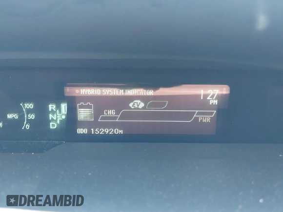 2012 Toyota Prius One z VIN JTDKN3DU8C1571310, wystawiony jako IAAI lot #42367665 z przebiegiem 152 920 mil mil oraz . Historia ofert i sprzedaży dostępna na DreamBid. Obrazek 7.