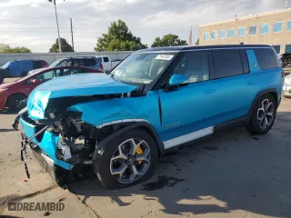 2023 Rivian R1S Adventure with VIN 7PDSGABA5PN027894, listed as a Copart auction lot 71442484 with 4,456 mi miles and Salvage Title. Bid and sale history available at carsss.com. Image 1.