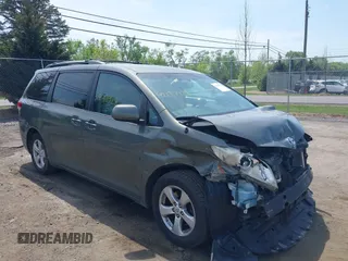 2011 Toyota Sienna LE AAS with VIN 5TDKK3DC7BS014356, listed as a IAAI auction lot 42137928 with 196,606 mi miles and . Bid and sale history available at DreamBid. Image 1.