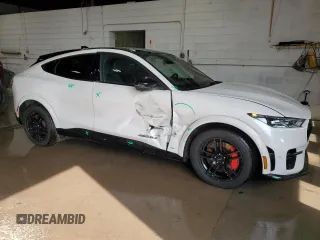 2021 Ford Mustang Mach-E GT with VIN 3FMTK4SE4MME00245, listed as a Copart auction lot 48055665 with 98,078 mi miles and Salvage Title. Bid and sale history available at DreamBid. Image 4.