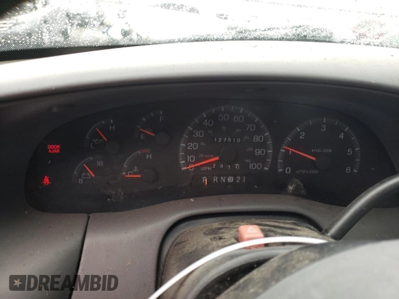 1997 Ford F-150 with VIN 2FTEX18L6VCA28603, listed as a Copart auction lot 49100835 with 127,510 mi miles and Salvage title. Bid and sale history available at DreamBid. Image 9.