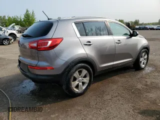 2011 Kia Sportage EX with VIN KNDPCCA27B7103675, listed as a Copart auction lot 58931955 with 259,718 mi miles and Salvage title. Bid and sale history available at DreamBid. Image 3.