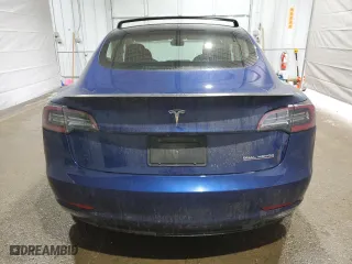 2019 Tesla Model 3 Long Range with VIN 5YJ3E1EB2KF393096, listed as a Copart auction lot 47637855 with 118,186 mi miles and Salvage Title. Bid and sale history available at carsss.com. Image 6.