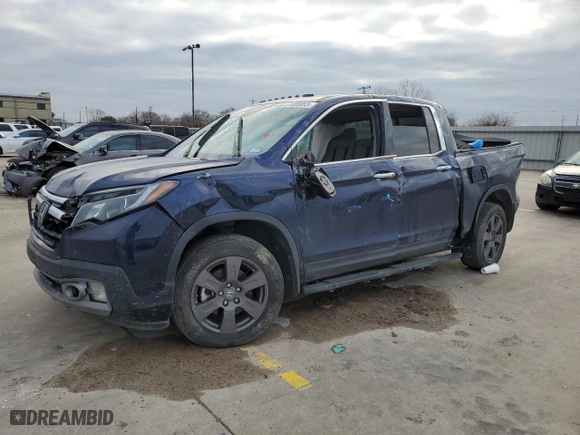 2020 Honda Ridgeline RTL-E with VIN 5FPYK3F71LB013551, listed as a Copart auction lot 37805883 with 0 mi miles. Bid and sale history available at carsss.com. Image 1.