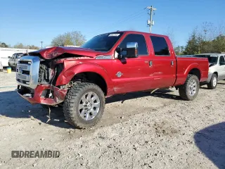 2015 Ford Super Duty F-250 SRW Lariat with VIN 1FT7W2BT8FEA81194, listed as a Copart auction lot 50447045 with 167,902 mi miles and Salvage Title. Bid and sale history available at carsss.com. Image 1.