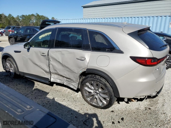 2024 Mazda CX-90 3.3 Turbo Premium with VIN JM3KKDHD5R1162531, listed as a Copart auction lot 49476665 with 0 mi miles and Salvage Title. Bid and sale history available at carsss.com. Image 2.