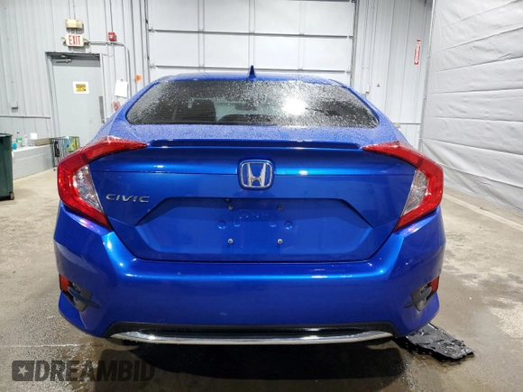 2021 Honda Civic Sedan EX with VIN 19XFC1F35ME004468, listed as a Copart auction lot 50007475 with 52,777 mi miles and Salvage Title. Bid and sale history available at carsss.com. Image 6.