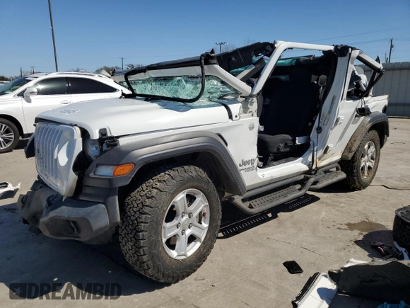 2019 Jeep Wrangler Unlimited Sport S z VIN 1C4HJXDN7KW638020, wystawiony jako Copart lot #48636745 z przebiegiem Nie podano mil oraz Nie do naprawy • Non repairable. Historia ofert i sprzedaży dostępna na DreamBid. Obrazek 1.