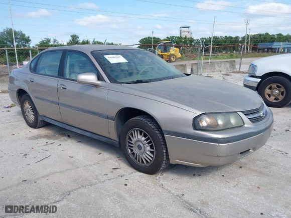 2002 Chevrolet Impala with VIN 2G1WF55K929224966, listed as a IAAI auction lot 41989267 with 121,010 mi miles. Bid and sale history available at carsss.com. Image 1.