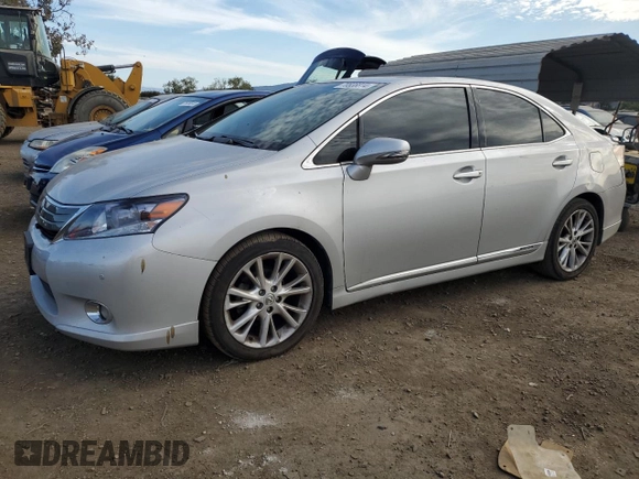 2010 Lexus HS 250h with VIN JTHBB1BA6A2031577, listed as a Copart auction lot 70838814 with 195,160 mi miles and Salvage Title. Bid and sale history available at DreamBid. Image 1.