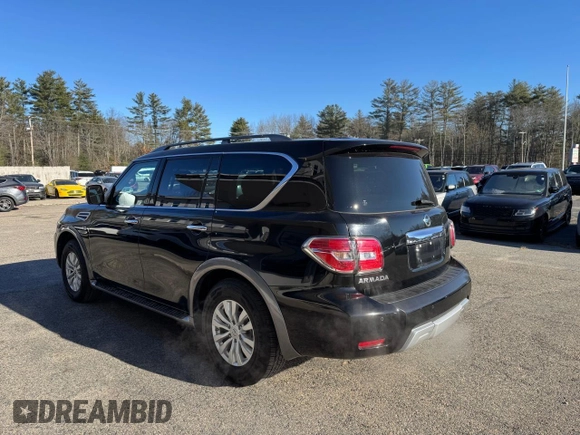 2017 Nissan Armada SV z VIN JN8AY2NC1H9504189, wystawiony jako Copart lot #58663705 z przebiegiem 203 864 mil mil oraz Czysty tytuł • Clean title. Historia ofert i sprzedaży dostępna na DreamBid. Obrazek 3.