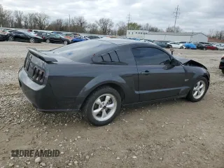 2007 Ford Mustang GT Deluxe with VIN 1ZVFT82H175279598, listed as a Copart auction lot 50810265 with 87,291 mi miles and Salvage Title. Bid and sale history available at carsss.com. Image 3.