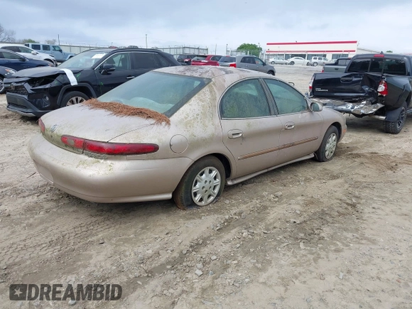1999 Mercury Sable GS with VIN 1MEFM50U4XG601278, listed as a IAAI auction lot 41940748 with Not Provided miles and . Bid and sale history available at DreamBid. Image 4.