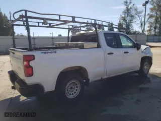 2019 Chevrolet Silverado 1500 Work Truck with VIN 1GCRYAEF7KZ363896, listed as a Copart auction lot 76528094 with 91,975 mi miles and Salvage Title. Bid and sale history available at carsss.com. Image 3.