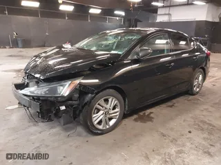 2019 Hyundai Elantra SEL with VIN 5NPD84LF1KH467449, listed as a IAAI auction lot 41693597 with 76,959 mi miles. Bid and sale history available at carsss.com. Image 16.