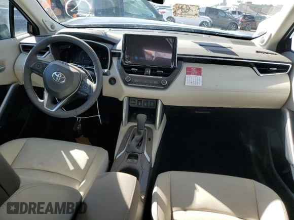 2024 Toyota Corolla Cross XLE with VIN 7MUDAABG2RV107422, listed as a Copart auction lot 47667095 with 8,579 mi miles and Salvage title. Bid and sale history available at DreamBid. Image 8.