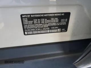 2019 BMW X5 xDrive40i with VIN 5UXCR6C53KLL34259, listed as a Copart auction lot 68913792 with 0 mi miles. Bid and sale history available at carsss.com. Image 14.