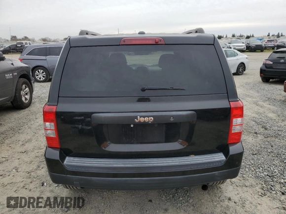 2017 Jeep Patriot Sport SE with VIN 1C4NJPBA2HD207821, listed as a Copart auction lot 44460655 with 53,791 mi miles and Salvage Title. Bid and sale history available at carsss.com. Image 6.
