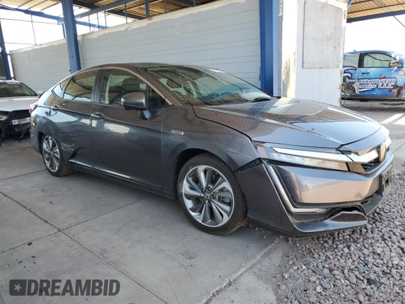 2019 Honda Clarity Plug-In Hybrid with VIN JHMZC5F14KC005388, listed as a Copart auction lot 61724054 with 0 mi miles and Salvage Title. Bid and sale history available at carsss.com. Image 4.