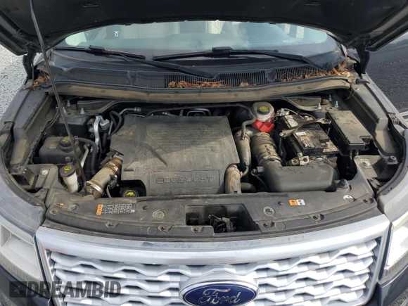 2017 Ford Explorer Platinum с VIN 1FM5K8HT8HGD79728, выставлен на аукционе Copart как лот 54225335 с пробегом 108 409 миль миль и Списание • Salvage title. История ставок и продаж доступна на DreamBid. Изображение 12.