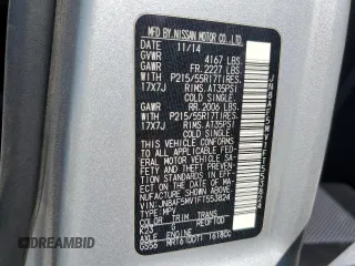 2015 Nissan Juke S with VIN JN8AF5MV1FT553824, listed as a Copart auction lot 50950014 with 44,304 mi miles and Clean Title. Bid and sale history available at carsss.com. Image 13.