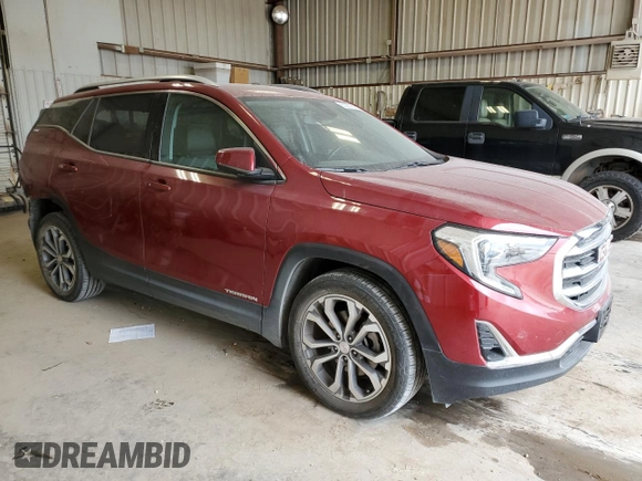 2020 GMC Terrain SLT with VIN 3GKALPEX9LL208769, listed as a Copart auction lot 50051835 with 17,498 mi miles and Salvage Title. Bid and sale history available at carsss.com. Image 4.