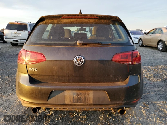 2015 Volkswagen Golf GTI S with VIN 3VW5T7AU2FM008708, listed as a Copart auction lot 78945574 with 80,898 mi miles and Salvage Title. Bid and sale history available at carsss.com. Image 6.