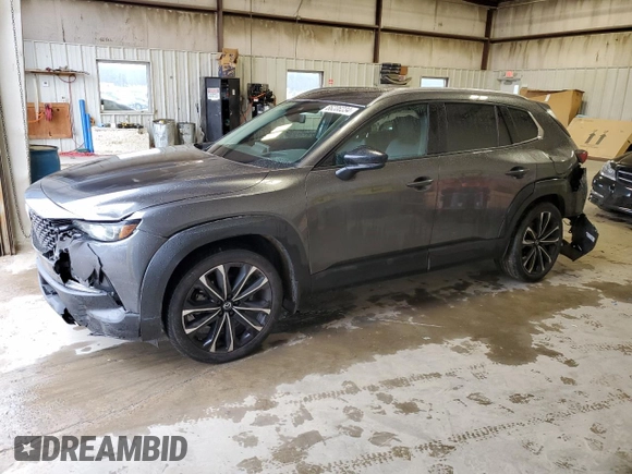 2023 Mazda CX-50 S Premium Plus with VIN 7MMVABEM5PN103860, listed as a Copart auction lot 86206234 with 87,747 mi miles and Salvage Title. Bid and sale history available at DreamBid. Image 1.