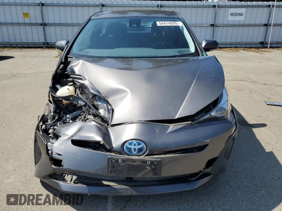 2017 Toyota Prius Two with VIN JTDKBRFU1H3545071, listed as a Copart auction lot 54414095 with 67,373 mi miles and Salvage Title. Bid and sale history available at DreamBid. Image 5.