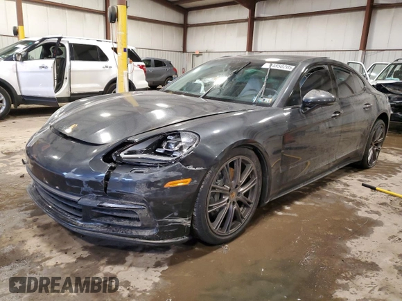 2018 Porsche Panamera 4S с VIN WP0AB2A77JL135434, выставлен на аукционе Copart как лот 44850205 с пробегом Не указан миль и Списание • Salvage title. История ставок и продаж доступна на DreamBid. Изображение 1.