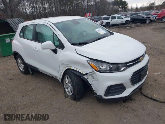 2020 Chevrolet Trax LS with VIN KL7CJKSB3LB049512, listed as a IAAI auction lot 41498513 with 56,649 mi miles and . Bid and sale history available at DreamBid. Image 1.