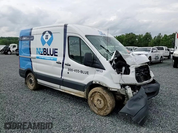2018 Ford Transit with VIN 1FTYE1CM6JKA35821, listed as a Copart auction lot 53590534 with 82,324 mi miles and Salvage Title. Bid and sale history available at DreamBid. Image 12.