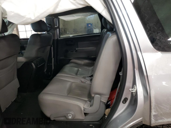 2019 Toyota Sequoia SR5 with VIN 5TDBY5G15KS168276, listed as a Copart auction lot 43376395 with 0 mi miles and Salvage Title. Bid and sale history available at carsss.com. Image 11.