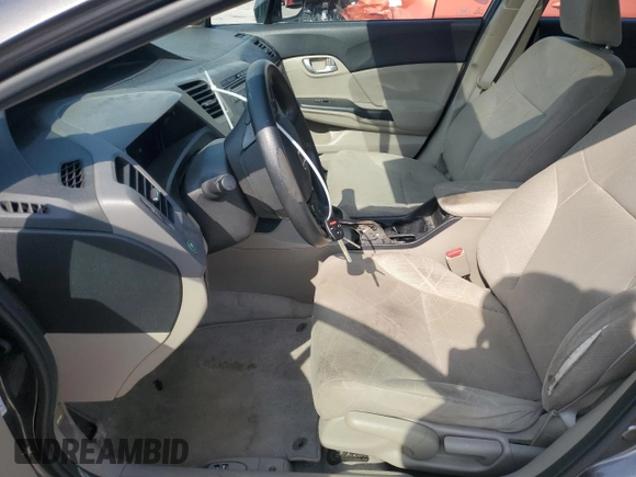 2012 Honda Civic EX with VIN 19XFB2F84CE323959, listed as a Copart auction lot 54583645 with 199,528 mi miles and Salvage Title. Bid and sale history available at DreamBid. Image 7.
