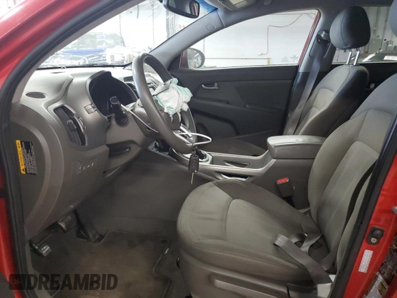 2013 Kia Sportage LX with VIN KNDPBCA2XD7497940, listed as a Copart auction lot 55164085 with 65,215 mi miles and Clean Title. Bid and sale history available at carsss.com. Image 7.