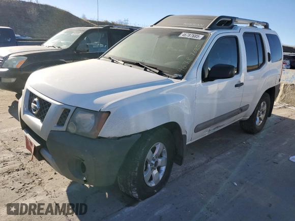 2012 Nissan Xterra S with VIN 5N1AN0NWXCC507246, listed as a Copart auction lot 46787685 with 203,573 mi miles and Salvage Title. Bid and sale history available at DreamBid. Image 1.