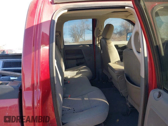 2007 Dodge Ram 2500 SLT with VIN 3D7KS28A17G799603, listed as a IAAI auction lot 41528976 with 1 mi miles. Bid and sale history available at carsss.com. Image 8.