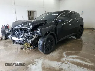 2023 Nissan Murano SV z VIN 5N1AZ2BJ6PC128243, wystawiony jako Copart lot #58641375 z przebiegiem 19 252 mil mil oraz Szkoda całkowita • Salvage title. Historia ofert i sprzedaży dostępna na DreamBid. Obrazek 1.