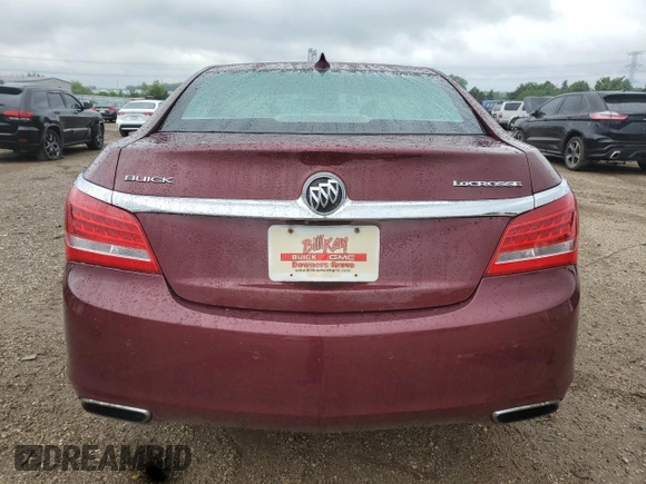 2015 Buick LaCrosse Premium I with VIN 1G4GD5G3XFF275165, listed as a Copart auction lot 59569825 with 85,032 mi miles and Salvage title. Bid and sale history available at DreamBid. Image 6.