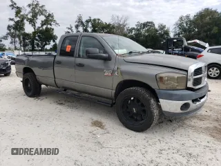 2007 Dodge Ram 2500 SLT with VIN 3D7KR28C97G724516, listed as a Copart auction lot 71608014 with 247,245 mi miles and Salvage Title. Bid and sale history available at carsss.com. Image 4.