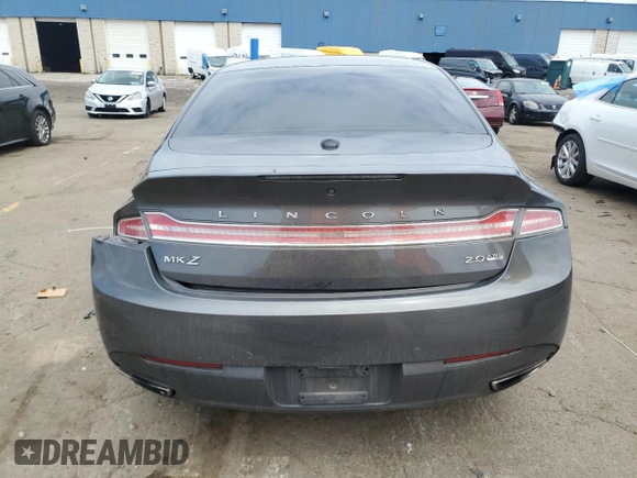 2015 Lincoln MKZ with VIN 3LN6L2J9XFR625584, listed as a Copart auction lot 54835625 with 169,062 mi miles and Clean title. Bid and sale history available at DreamBid. Image 6.
