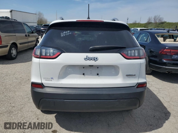2019 Jeep Cherokee Latitude with VIN 1C4PJLCB8KD266968, listed as a Copart auction lot 48789524 with 85,341 mi miles and Salvage Title. Bid and sale history available at DreamBid. Image 6.