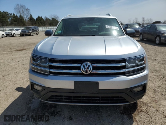 2019 Volkswagen Atlas SE with VIN 1V2WR2CA8KC509852, listed as a Copart auction lot 52941235 with 52,816 mi miles and Salvage title. Bid and sale history available at DreamBid. Image 5.