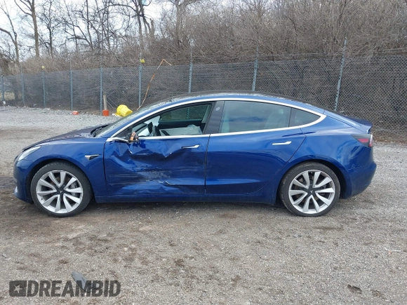 2020 Tesla Model 3 Long Range with VIN 5YJ3E1EB9LF601198, listed as a IAAI auction lot 41744287 with 70,322 mi miles and . Bid and sale history available at DreamBid. Image 15.